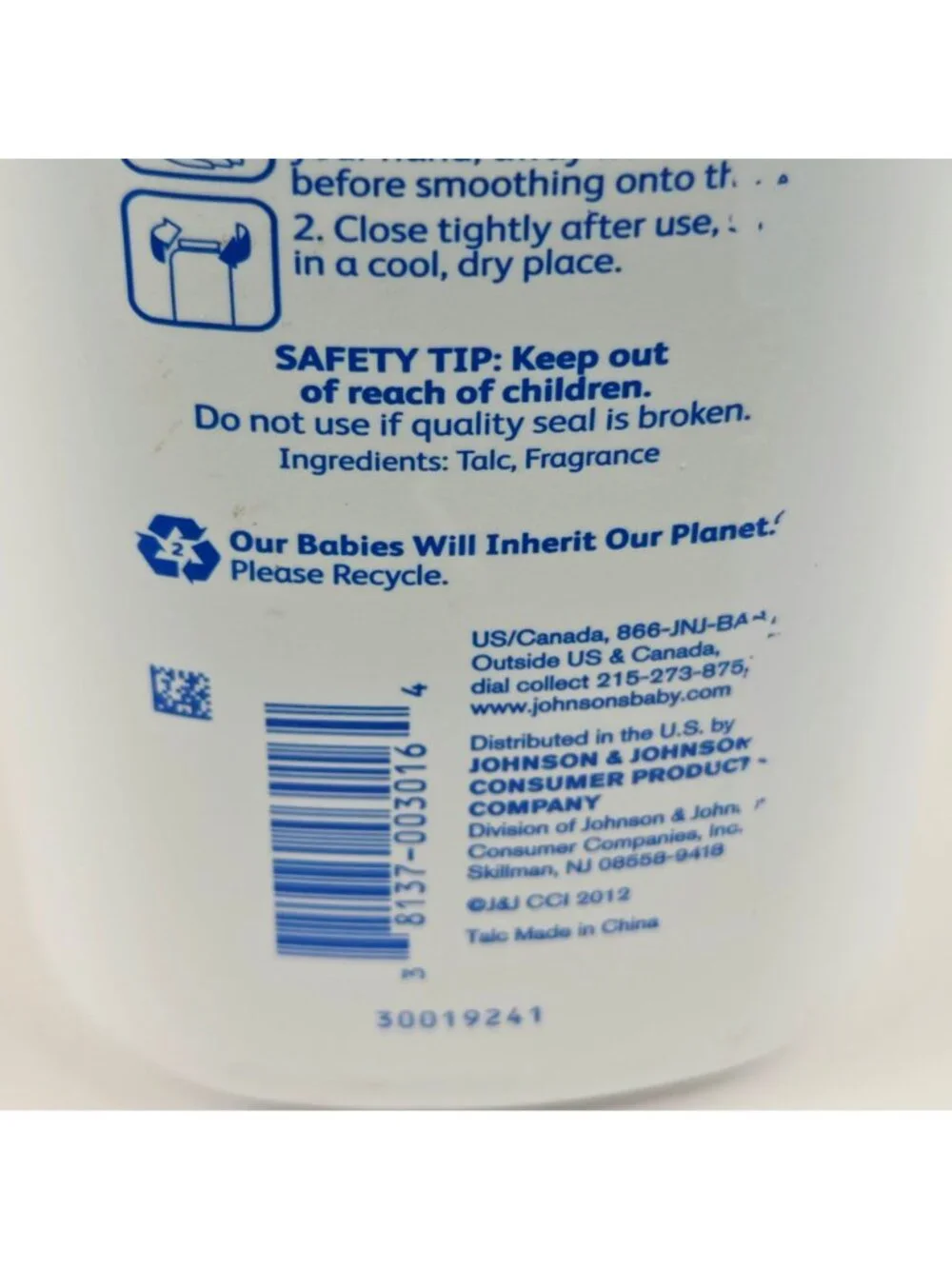 Johnsons Baby Powder Silky Soft Skin 15oz 425g 2012 Discontinued TALC Sealed